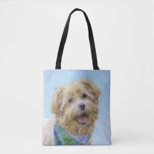 Bolsa Tote Glen of Imaal Terrier Painting - Arte Original de