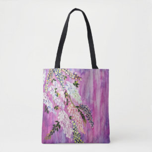 Bolsa Tote Glicínias