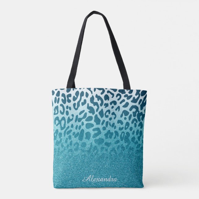 Bolsa Tote Glitter Leopard (Verso)