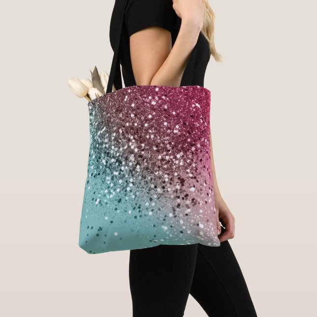 Bolsa Tote Glitter Tropical de Melancia nº 1 (Close Up)