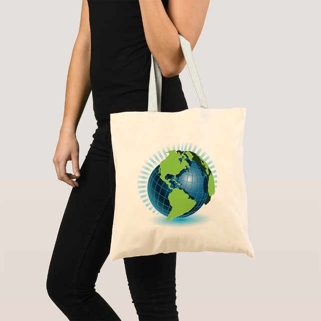 Bolsa Tote Globo Verde (Criador carregado)