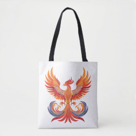 Bolsa Tote Glowing mythological Fantasy Phoenix Bird