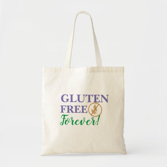 Bolsa Tote Gluten Free Forever (Frente)