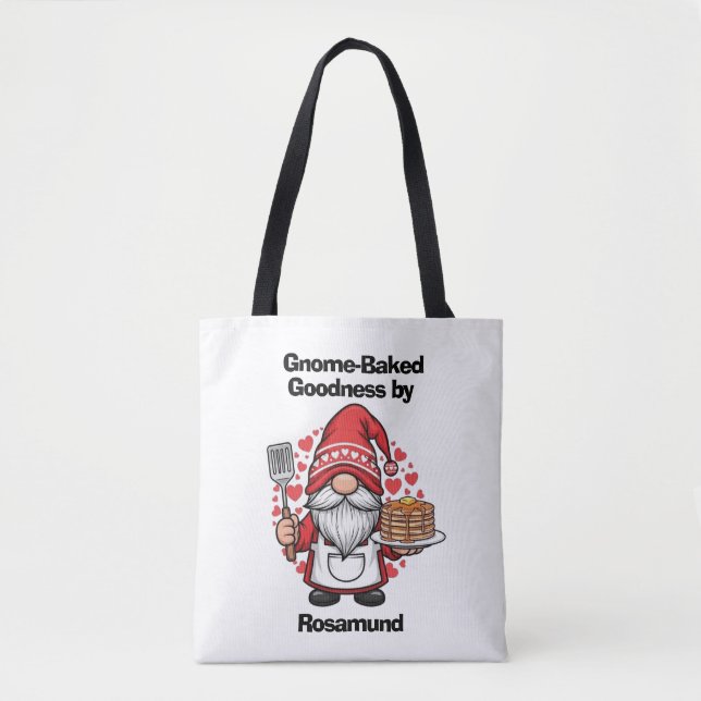 Bolsa Tote Gnome no design de casa (Frente)