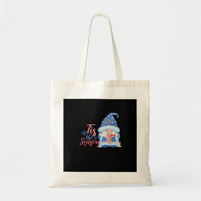 Bolsa Tote Gnome Tis The Season  (Frente)