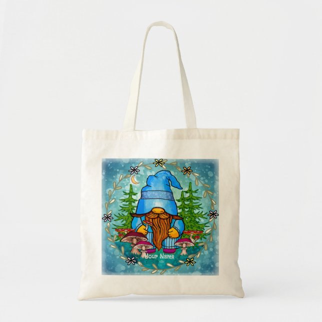 Bolsa Tote Gnomo da Floresta  (Frente)