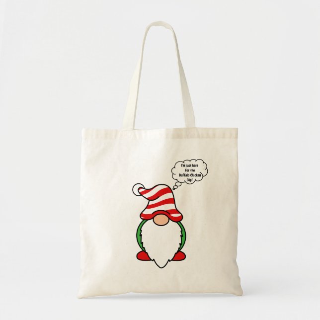 Bolsa Tote Gnomo de galinha de búfalo (Frente)