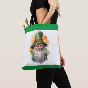 Bolsa Tote Gnomo do Jardim Verde 3
