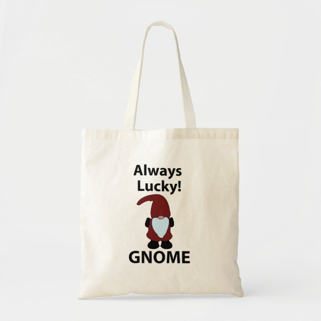 Bolsa Tote Gnomo Sempre Sortudo Gnomo (Frente)