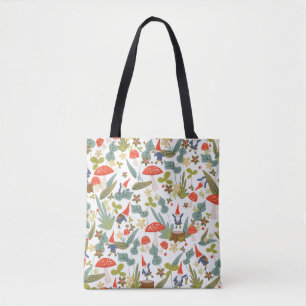 Bolsa Tote Gnomos da floresta