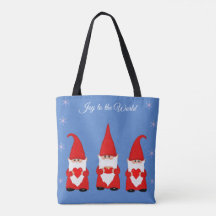 Gnomos de Natal Fofos em Azul