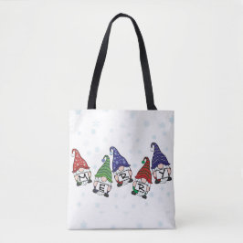 Bolsa Tote Gnomos dispersos por feliz