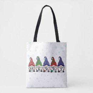 Bolsa Tote Gnomos felizes