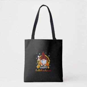 Bolsa Tote Gnomos Lover Halloween Feliz Natal Feliz Hallo