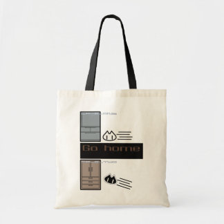 Bolsa Tote "GO HOME"tote bag