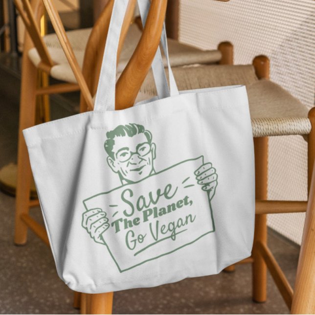 Bolsa Tote Go Vegan Ecology (Criador carregado)