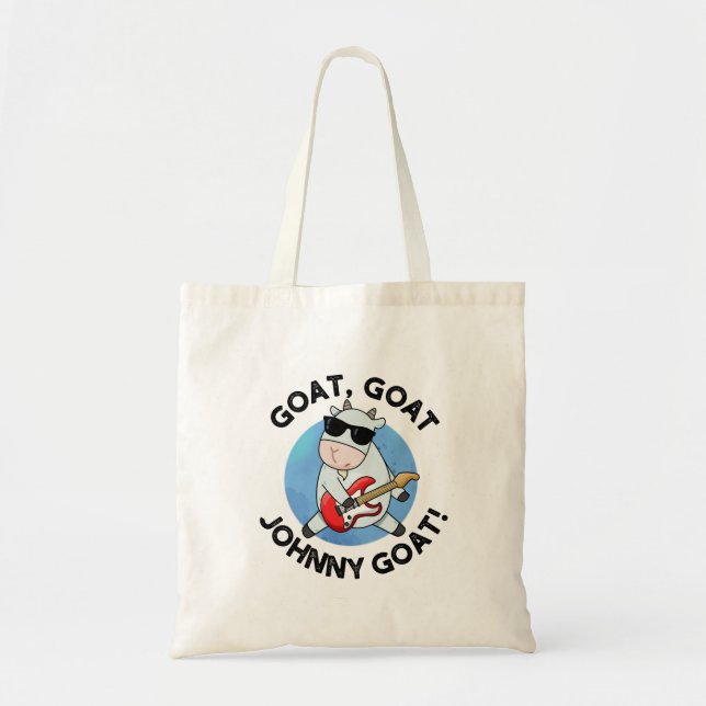 Bolsa Tote Goat Goat Johnny Goat Funny Music Pun (Frente)