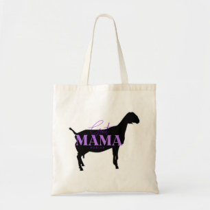 Bolsa Tote "Goat Mama" Nubian — Roxo