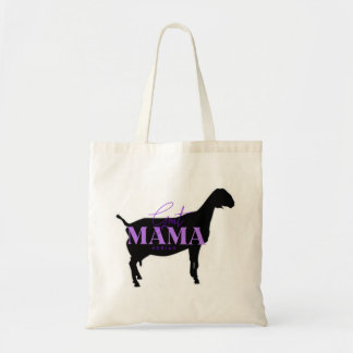 Bolsa Tote "Goat Mama" Nubian — Roxo