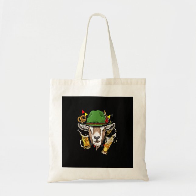 Bolsa Tote Goat Oktoberfest Lederhosen Costume Gift (Frente)