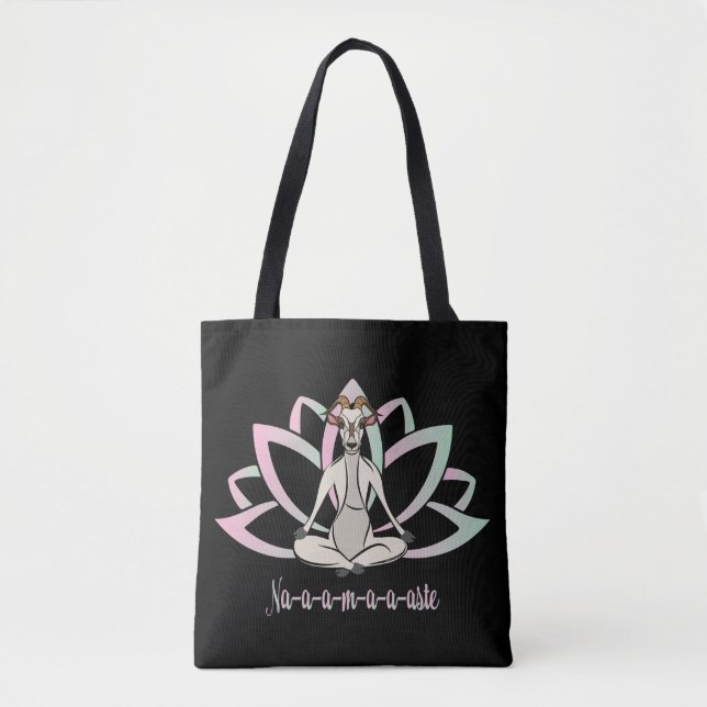 Bolsa Tote GOAT YOGA | Namaste GetYerGoat™ (Frente)