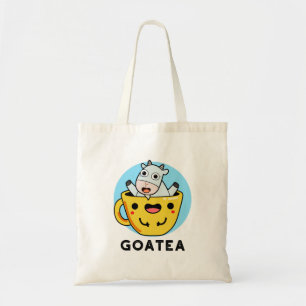 Bolsa Tote Goatea Funny Goat Tea Pun