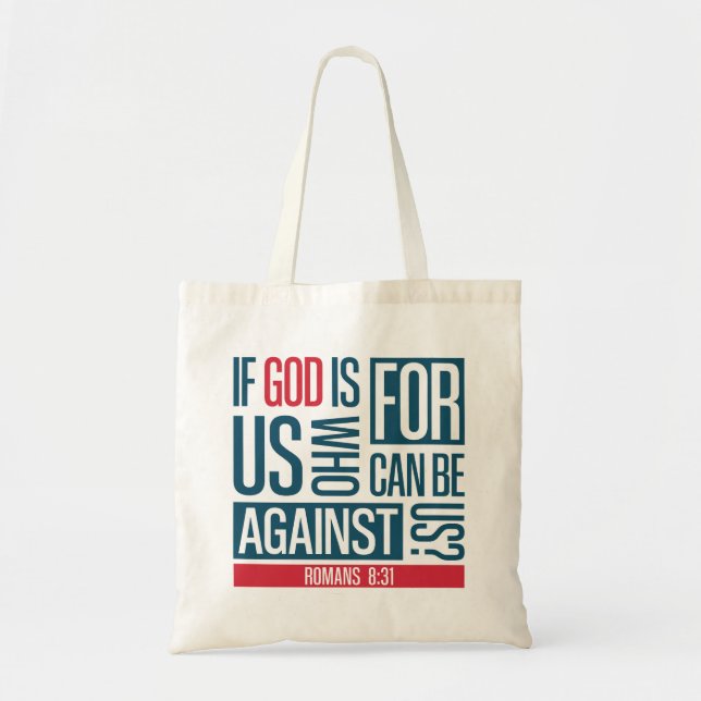 Bolsa Tote God for us (Frente)