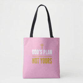 Bolsa Tote God’s Plan, Not Yours –