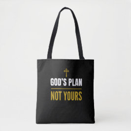 Bolsa Tote God’s Plan, Not Yours –