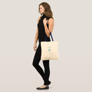Bolsa Tote Godson Baptism Blue Child of Deus Personalizado