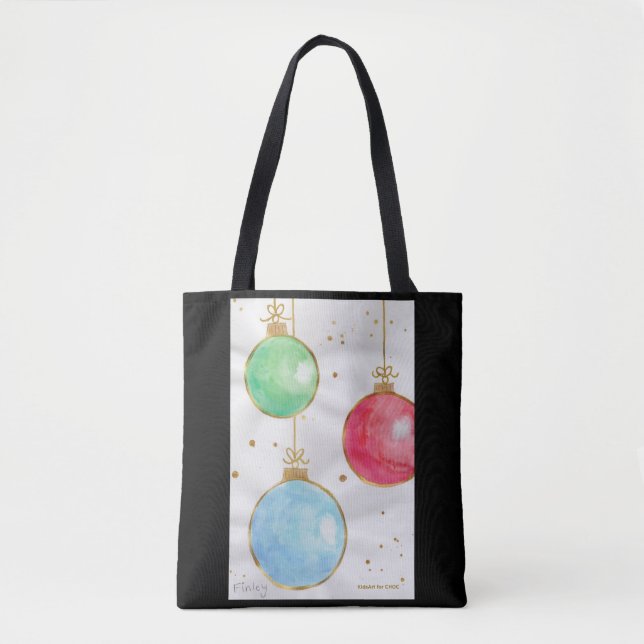 Bolsa Tote Gold Strings & Pretty Things - KidsArt for CHOC (Frente)