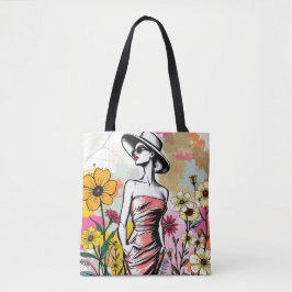 Bolsa Tote Golden Bloom Duet