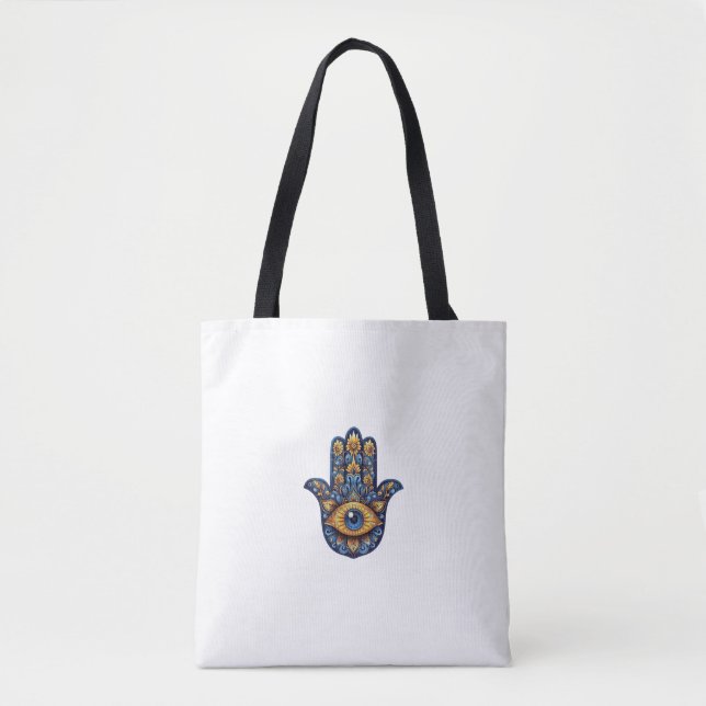 Bolsa Tote Golden Hamsa Eye (Frente)