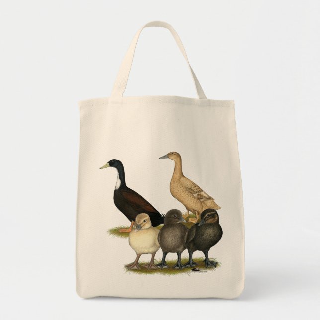 Bolsa Tote Golden Layer Duck Family (Frente)