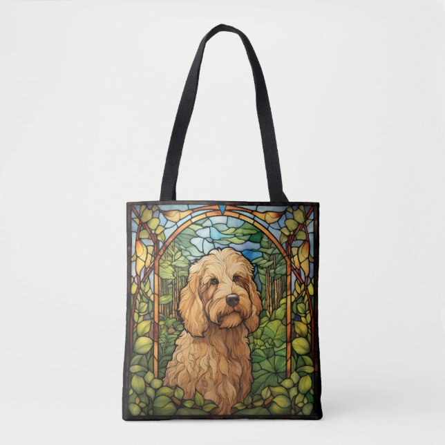 Bolsa Tote Goldendoodle (Frente)