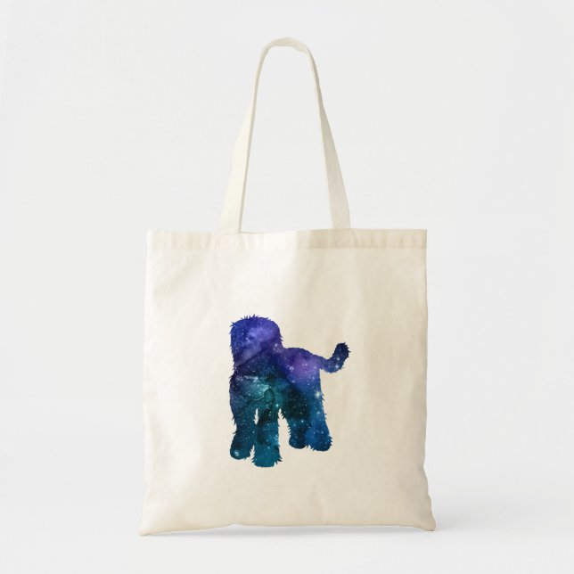 Bolsa Tote Goldendoodle Labradoodle Art Silhouette (Frente)
