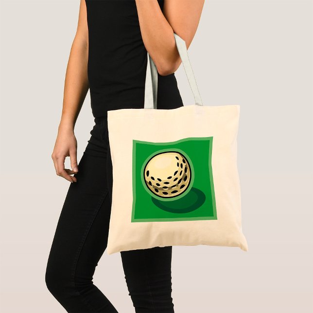 Bolsa Tote Golf Ball On Green (Criador carregado)