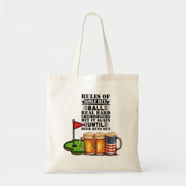 Bolsa Tote Golf É engraçado dizer para o golfe (Frente)