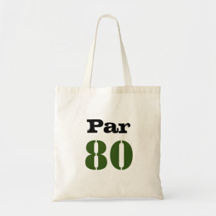 Bolsa Tote Golf Par 80 aniversário com número