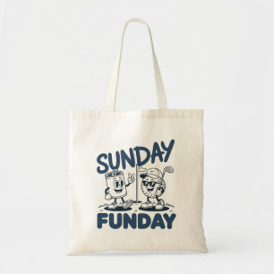 Bolsa Tote Golfe de Domingo Divertido Golfe Golfistas Retro