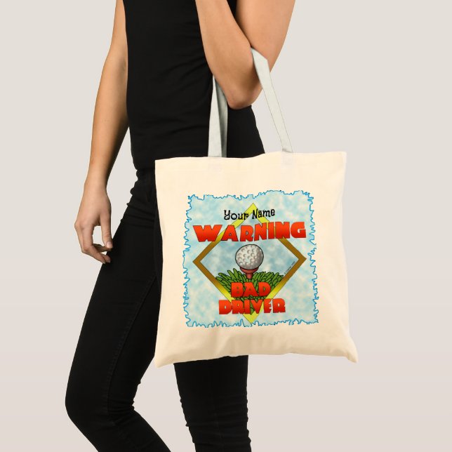 Bolsa Tote Golfe de Motorista Ruim  (Frente (produto))