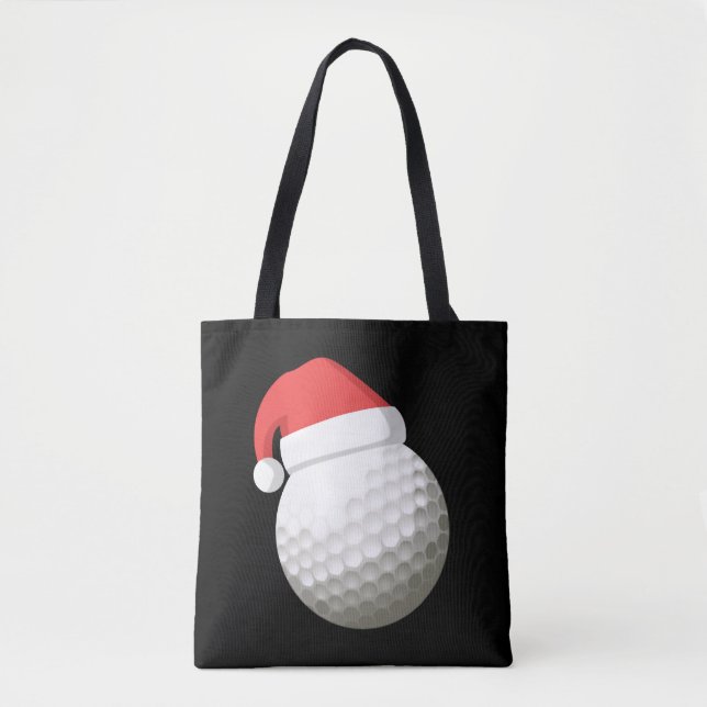 Bolsa Tote Golfe de Natal do Santa Hat (Frente)