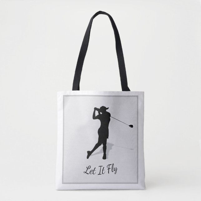 Bolsa Tote Golfe, Deixa-O Voar (Frente)