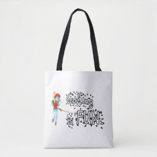 Bolsa Tote Golfe É Divertido