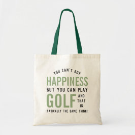 Bolsa Tote Golfe é Felicidade Dons de Golfe Engraçado