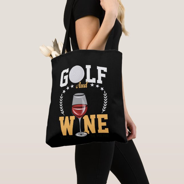 Bolsa Tote Golfe e Vinho para golfe (Close Up)