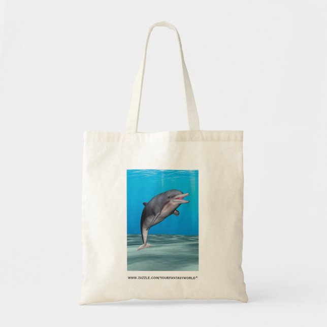 Bolsa Tote Golfinho Fofo (Frente)