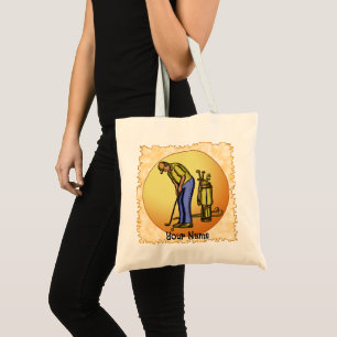 Bolsa Tote Golfista Homem Sol