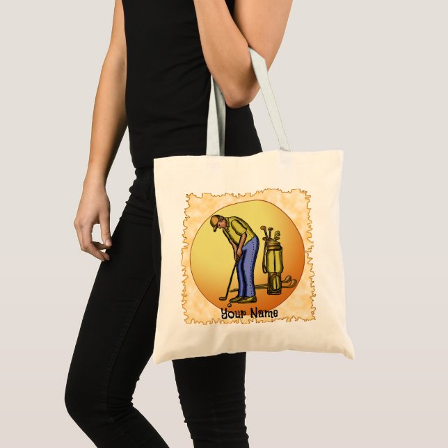 Bolsa Tote Golfista Homem Sol (Frente (produto))