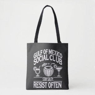 Bolsa Tote Golfo do México Clube Social Permaneça Salgado Res